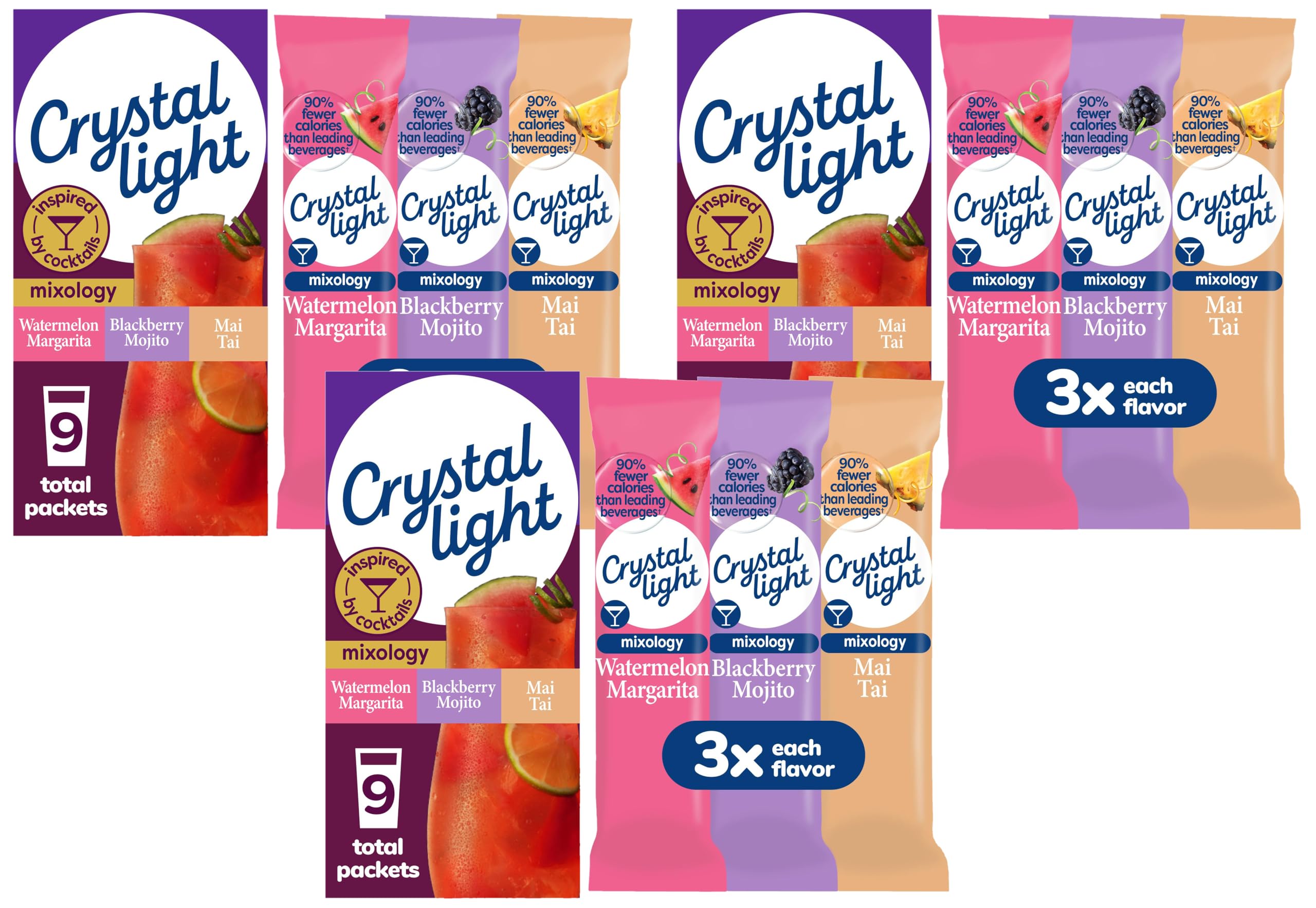 Amazon.com : Crystal Light Mixology Variety Pack Powdered Drink